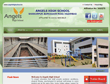 Tablet Screenshot of angelshighschool.in